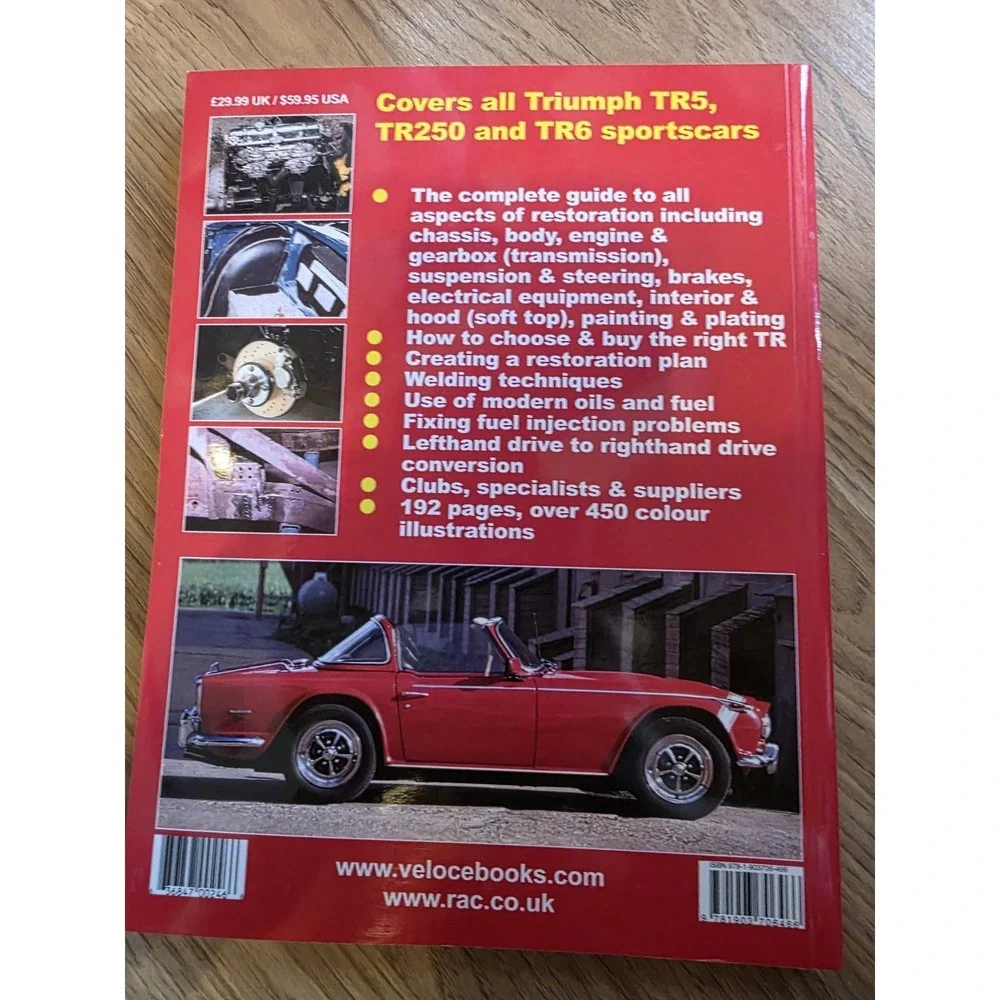 How to Restore Triumph TR5 TR250 & TR6 by Roger Williams